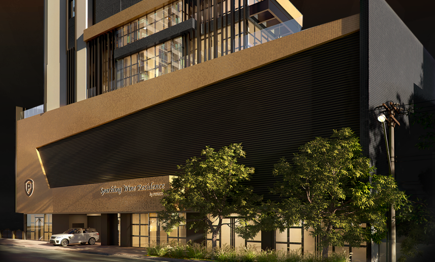 Apartamento no Edifício Sparkling Wine Residenceem Balneário Camboriú
