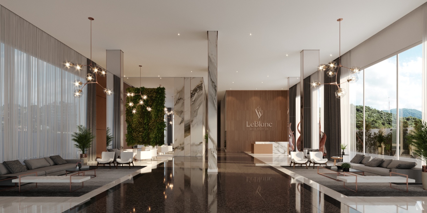 Apartamento no Ed. Le Blanc na Praia Brava - foto 5