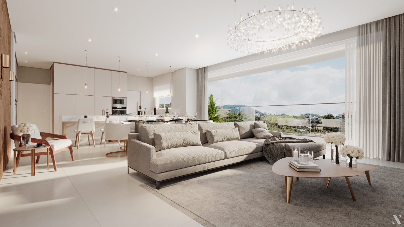 Apartamento no Ed. Le Blanc na Praia Brava - foto 8