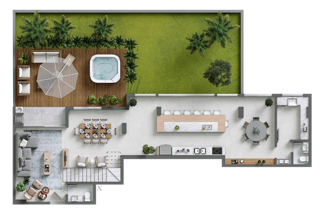 Apartamento no Ed. Le Blanc na Praia Brava - foto 23