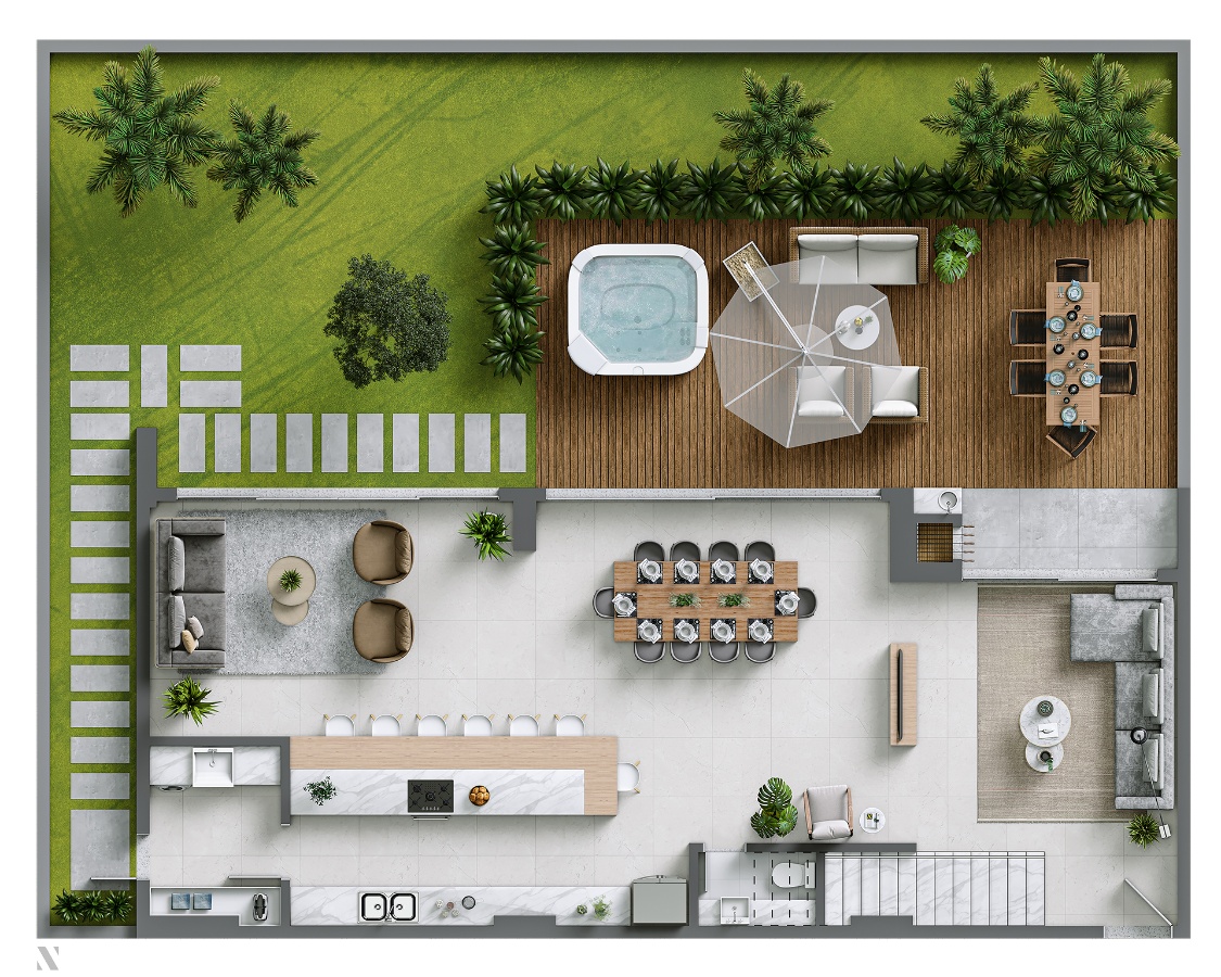 Apartamento no Ed. Le Blanc na Praia Brava - foto 25