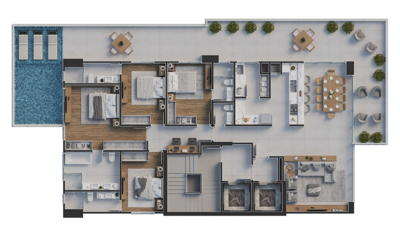 Apartamento no Edifício Zenith Tower em Balneário Camboriú - foto 18