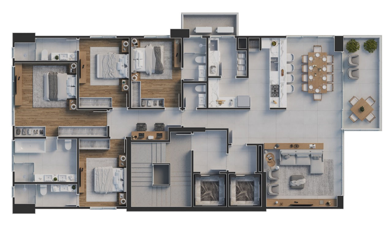 Apartamento no Edifício Zenith Tower em Balneário Camboriú - foto 19