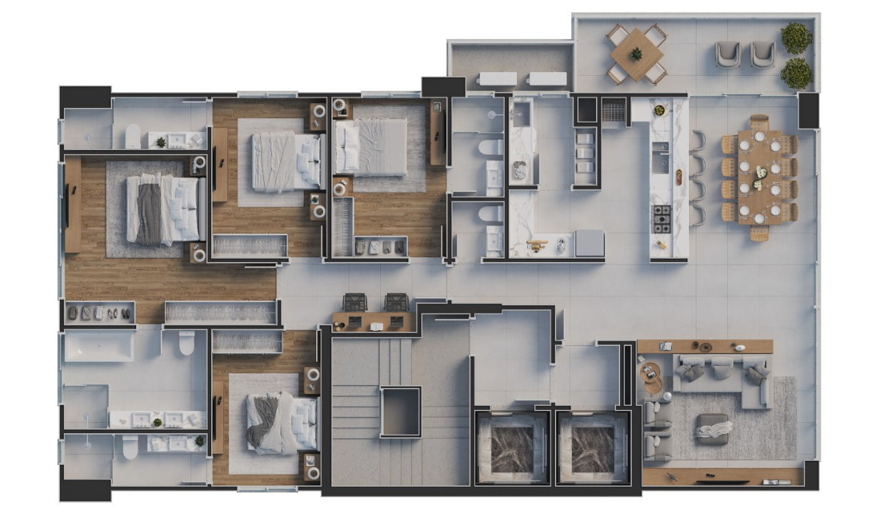 Apartamento no Edifício Zenith Tower em Balneário Camboriú - foto 20