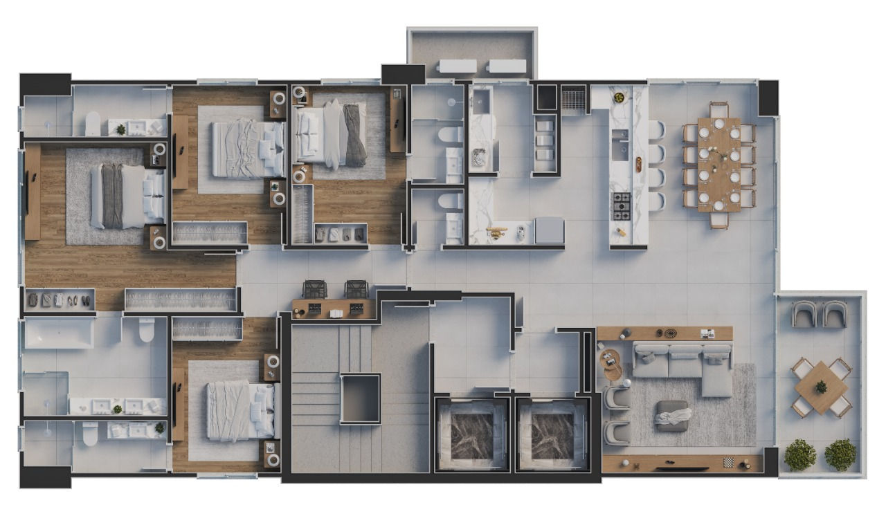 Apartamento no Edifício Zenith Tower em Balneário Camboriú - foto 21