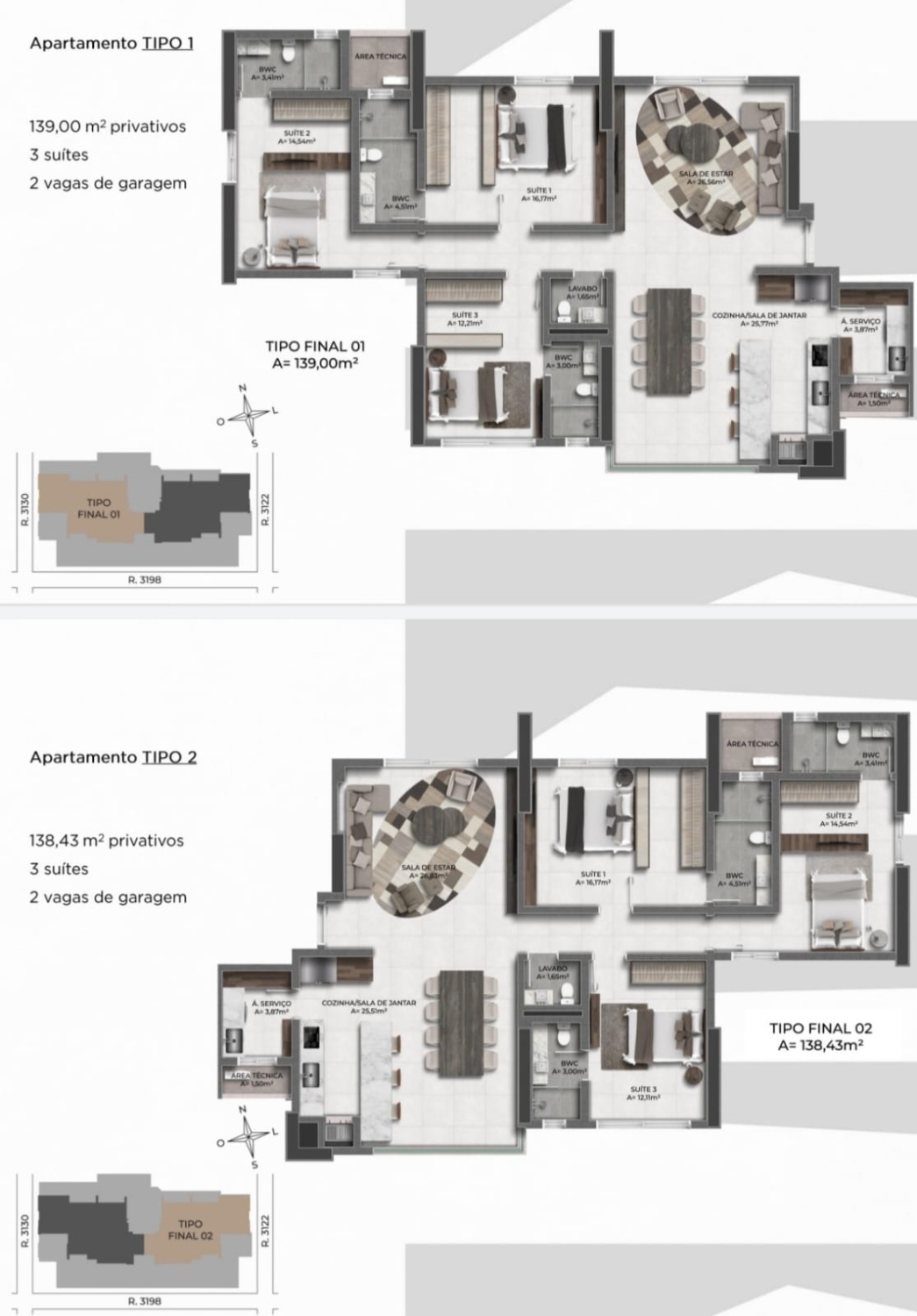 Apartamento no Ed. Cape Town em Balneário Camboriú - foto 3