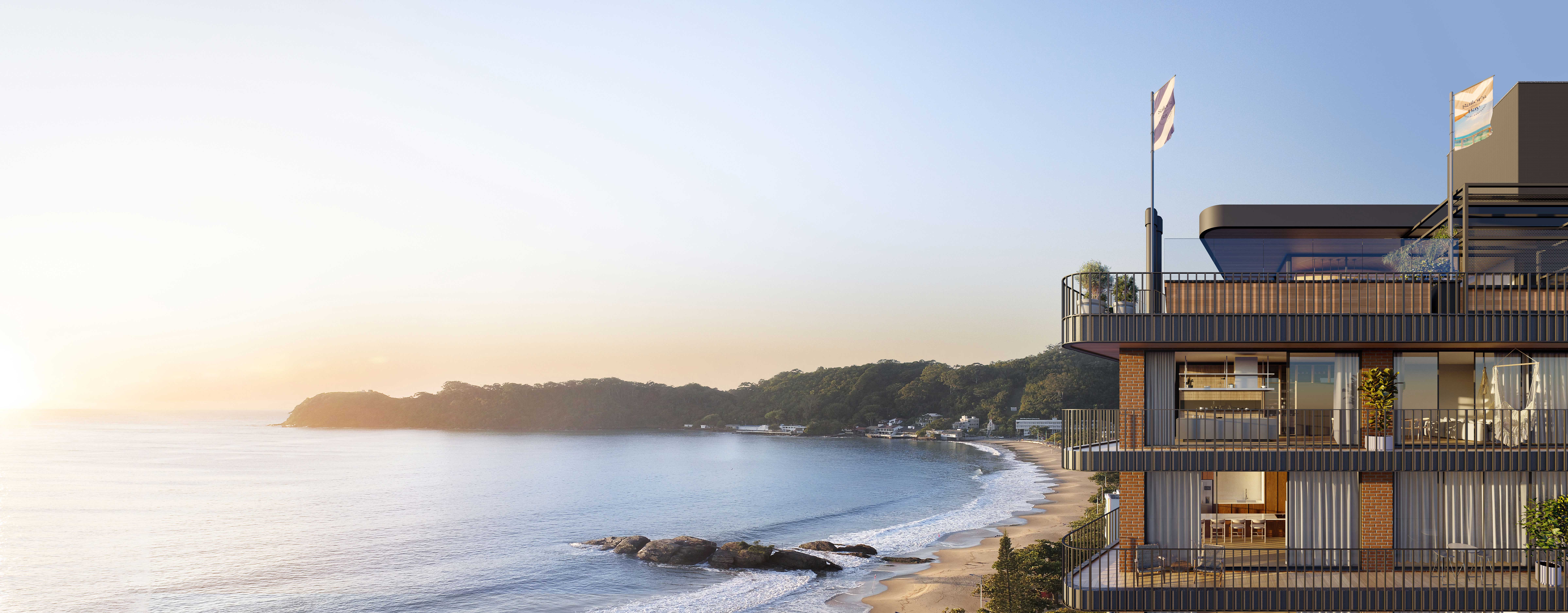 Apartamento no Ed. Sailors Bay em Cabeçudas em Praia Brava