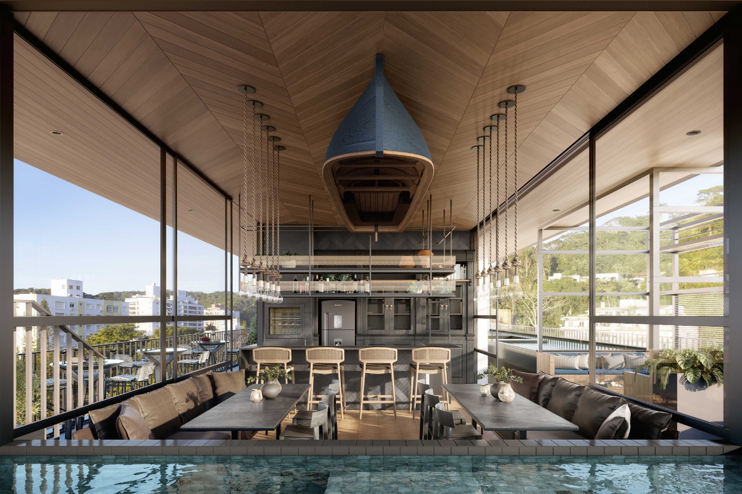 Apartamento no Ed. Sailors Bay em Cabeçudas em Praia Brava - foto 14
