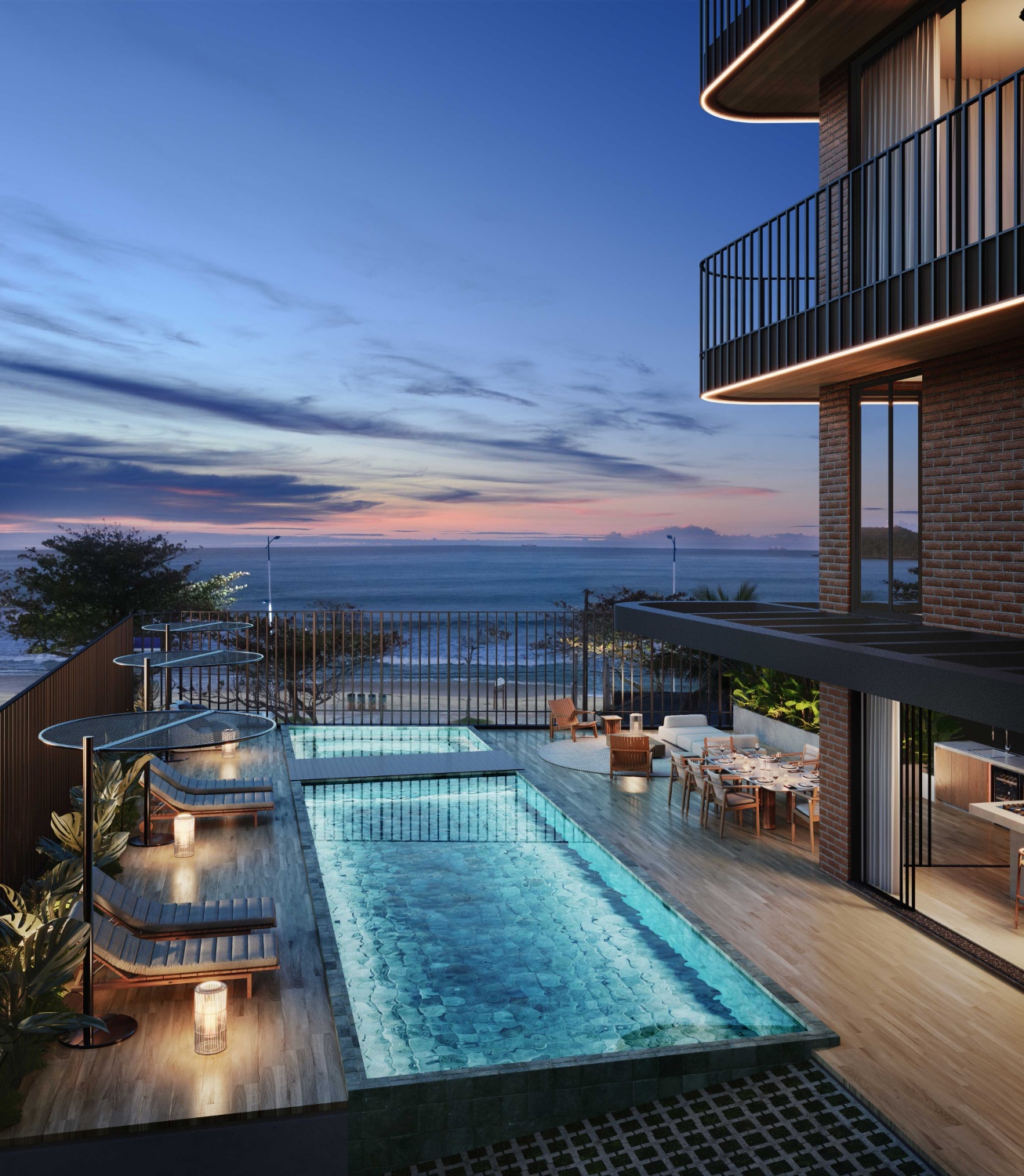 Apartamento Garden no Ed. Sailors Bay em Cabeçudas em Praia Brava