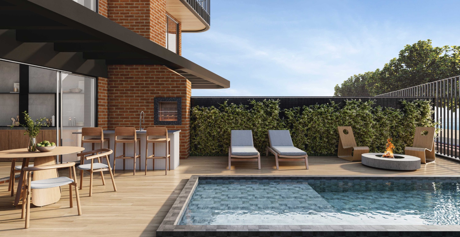 Apartamento Garden no Ed. Sailors Bay em Cabeçudas em Praia Brava - foto 3