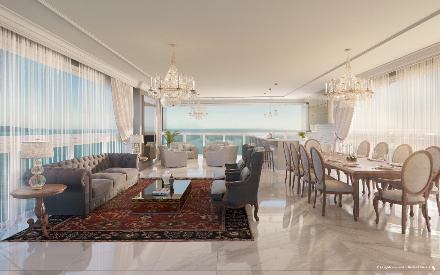 Apartamento no Ed. Palácio Triunfo Residence em Meia Praia em Itapema - foto 14