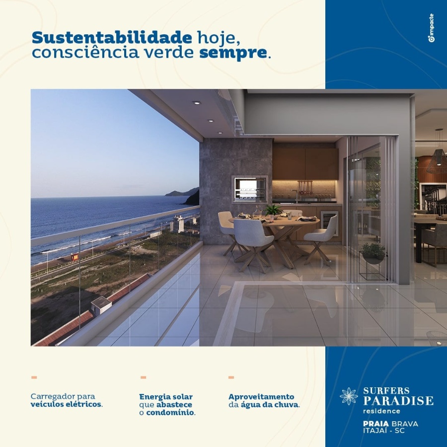 Apartamento no Ed. Surfers Paradise Residence na Praia Brava - foto 6