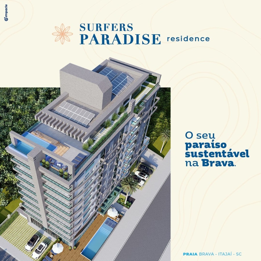 Apartamento no Ed. Surfers Paradise Residence na Praia Brava - foto 12