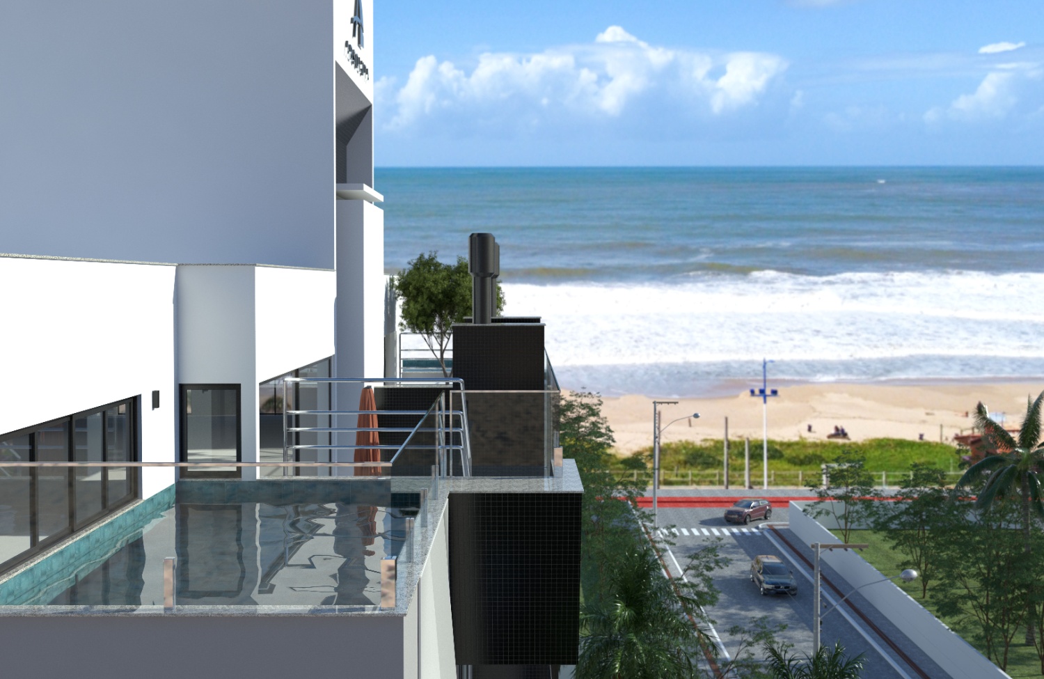 Cobertura com Vista para o Mar no Ed. Brava Center Residence na Praia Brava - foto 4