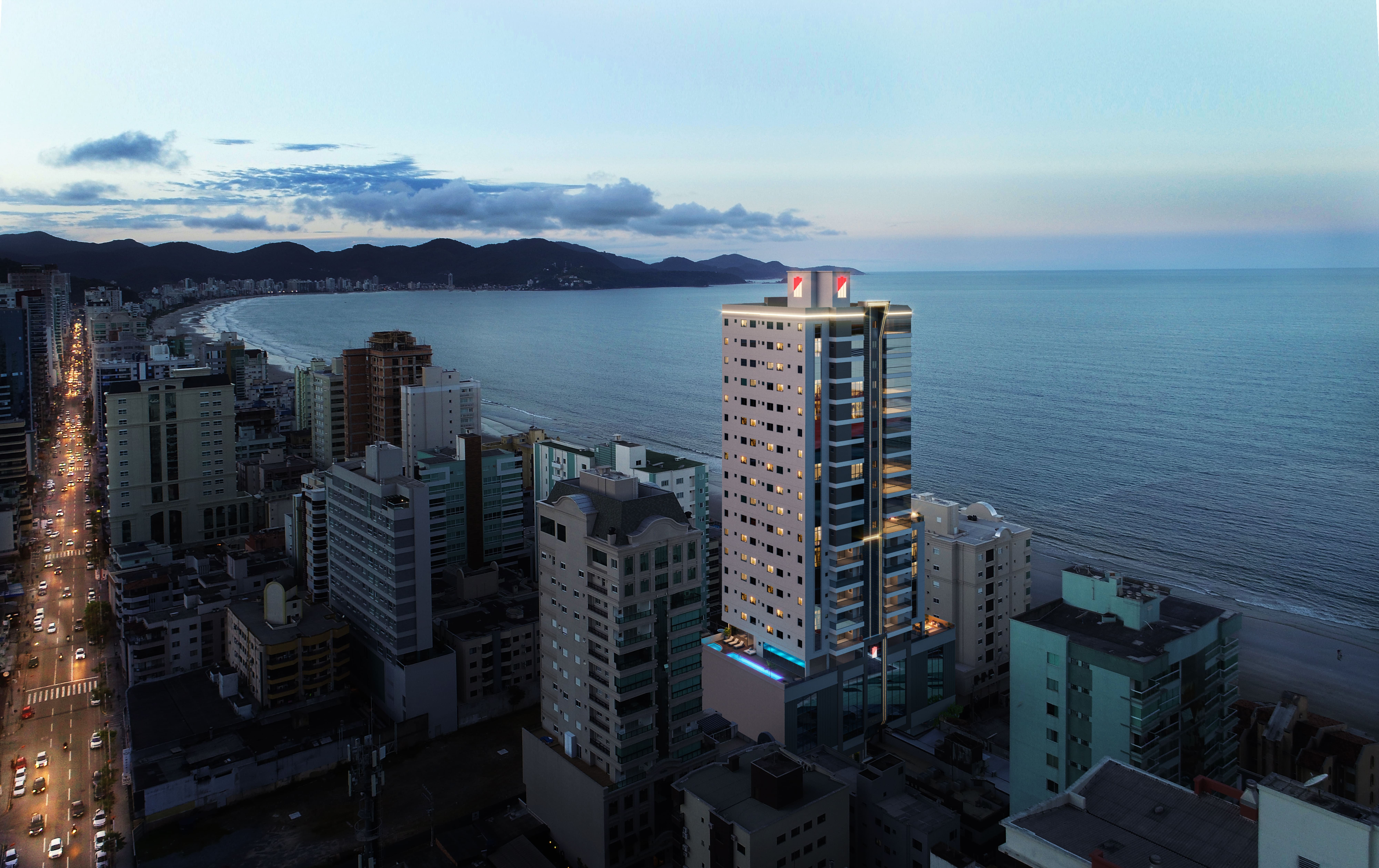 Apartamento no Ed. Horizon Palace em Meia Praia em Itapema - foto 8