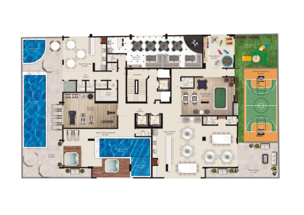 Apartamento no Ed. Horizon Palace em Meia Praia em Itapema - foto 23