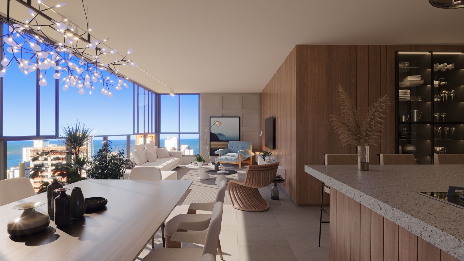 Apartamento no Ed. Dom em Balneário Camboriú