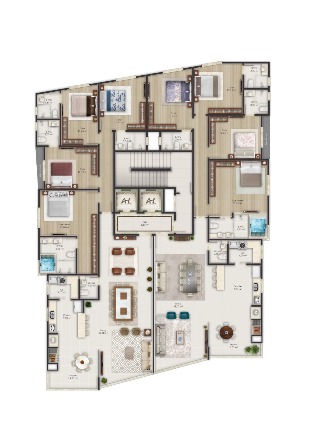 Apartamento no Ed. Milano Exclusive Residence em Itapema - foto 39