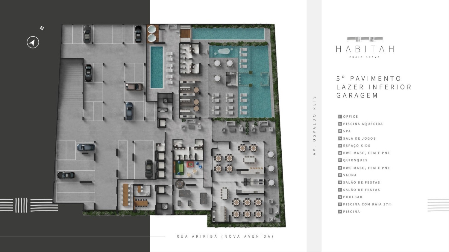 Apartamento no Ed. Habitah Praia Brava - foto 10