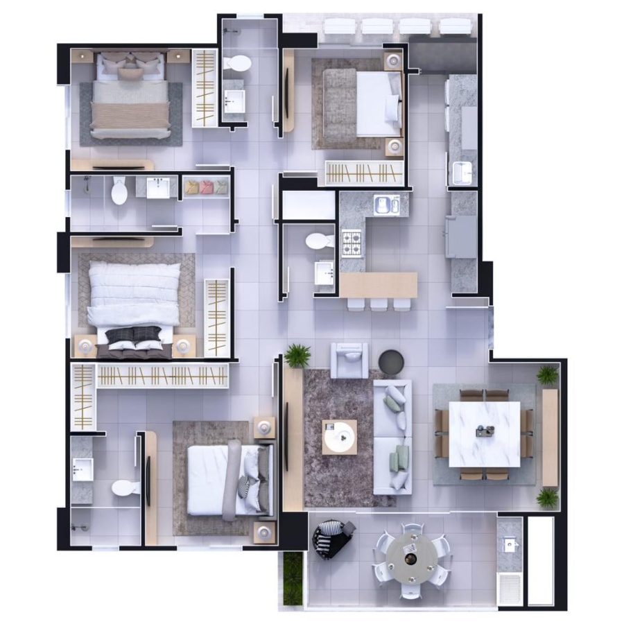 Apartamento no Ed. Tesla Residencial em Balneário Camboriú - foto 17
