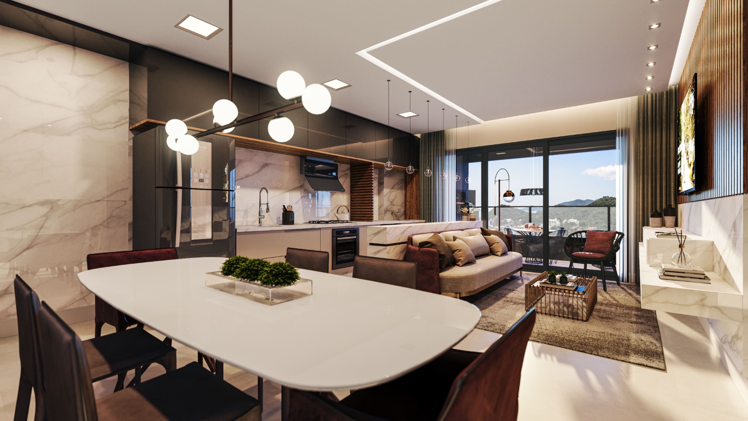 Apartamento no Ed. Brava Valley na Praia Brava - foto 2