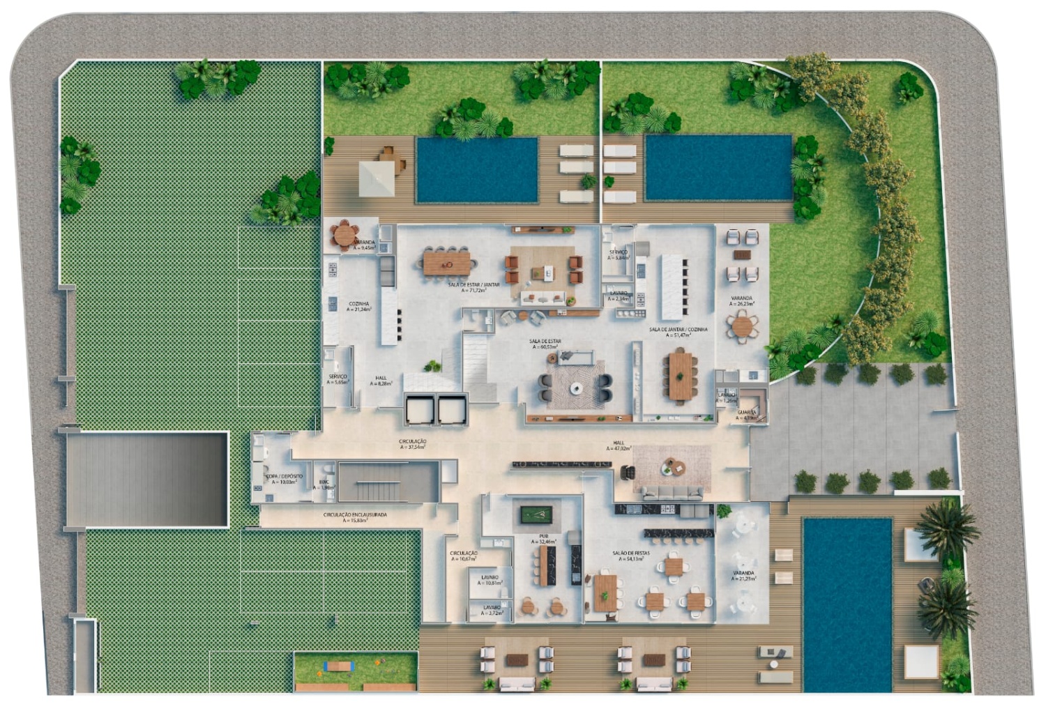 Apartamento no Ed. Tirreno Residenziale na Praia Brava de Praia Brava - foto 12