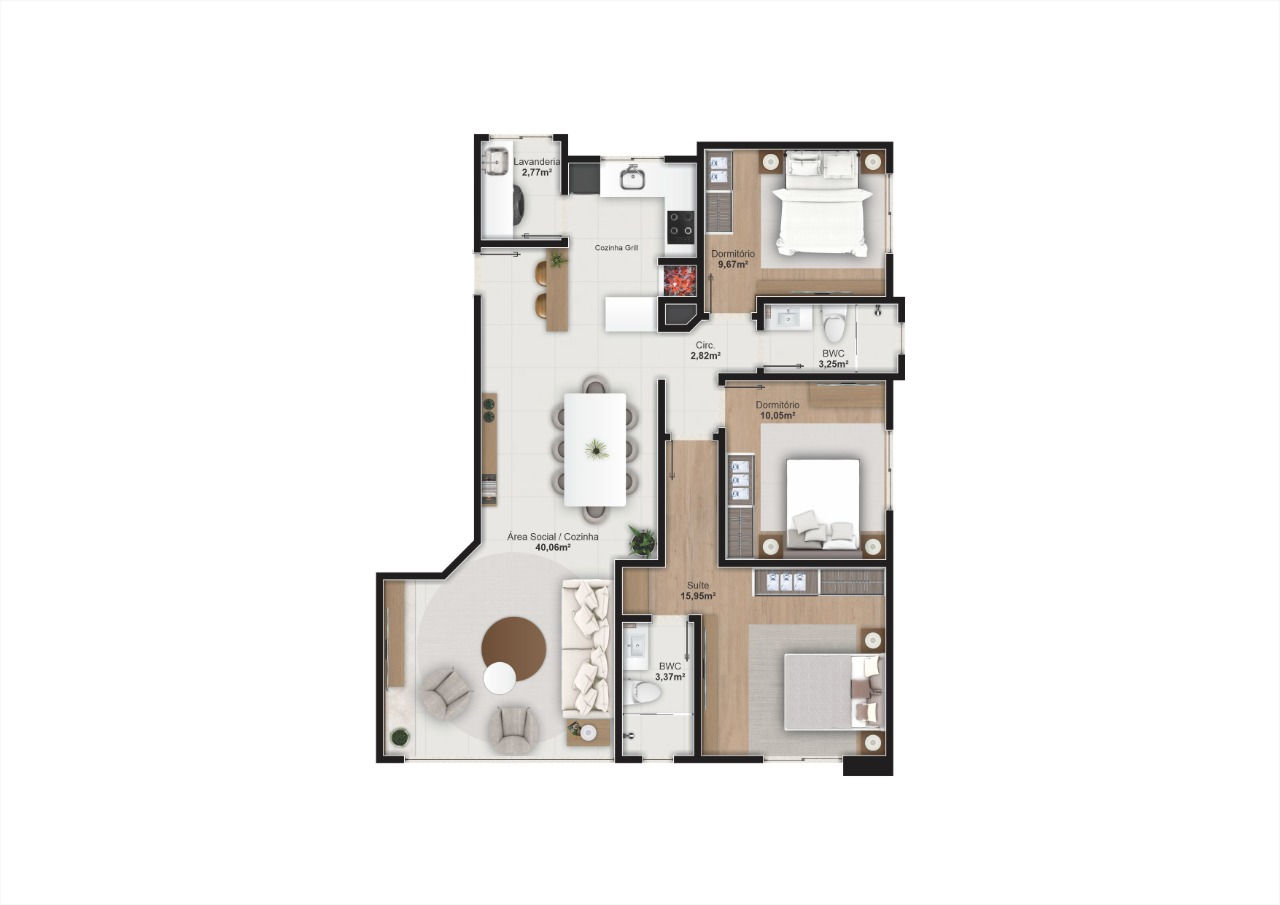 Apartamento no Ed. Punta Sal em Balneário Camboriú - foto 16